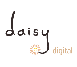 Daisy Digital Logo - Black with Digital