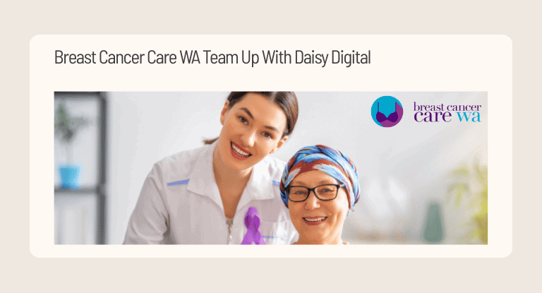 Breast Cancer Care WA Team Up With Daisy Digital - Banner