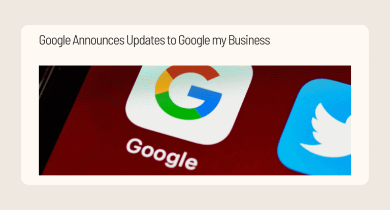 Google Announces Updates to Google my Business - Banner