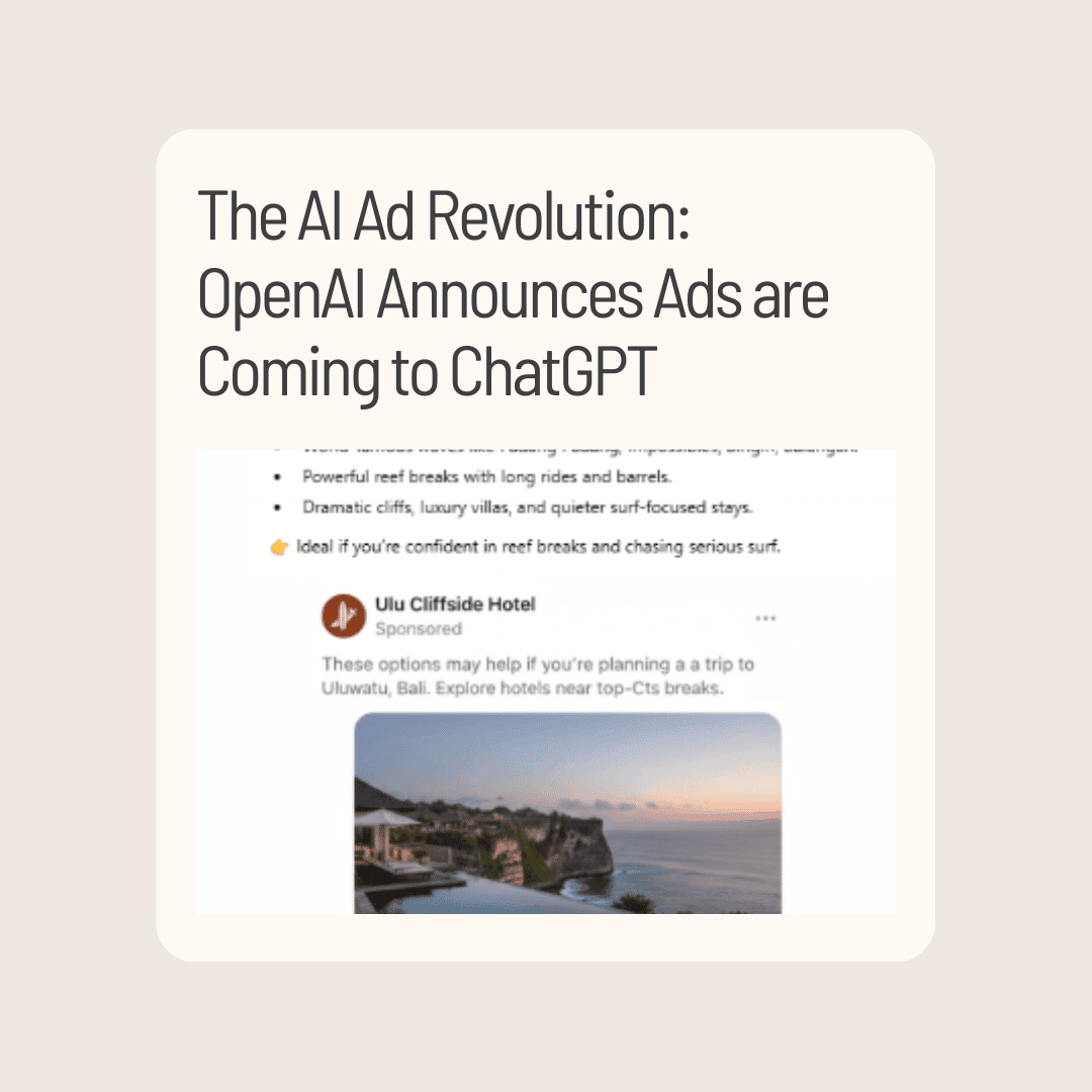 The AI Ad Revolution OpenAI Announces Ads are Coming to ChatGPT