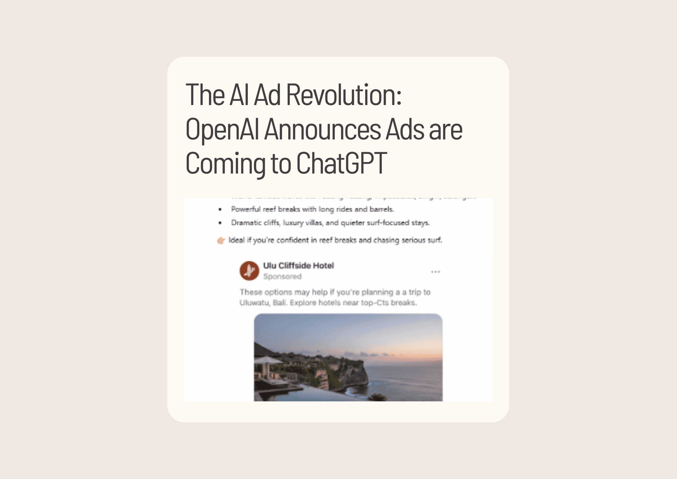 The AI Ad Revolution OpenAI Announces Ads are Coming to ChatGPT