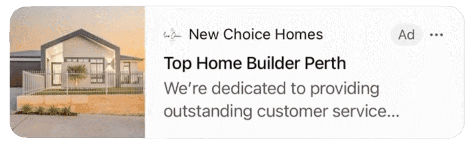 New Choice Homes ChatGPTAds Example