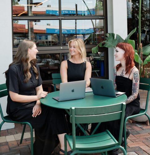 Social Team Image Daisy Social Team Discussing Client Work