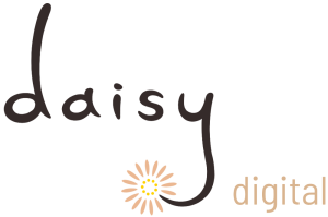 Daisy Digital Logo - Black with Digital